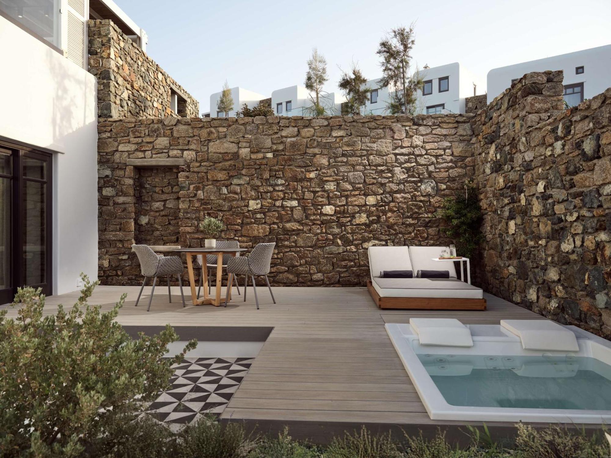 Hotel Semeli Coast Mykonos Curio Collection By Hilton Merchia Beach Exteriér fotografie