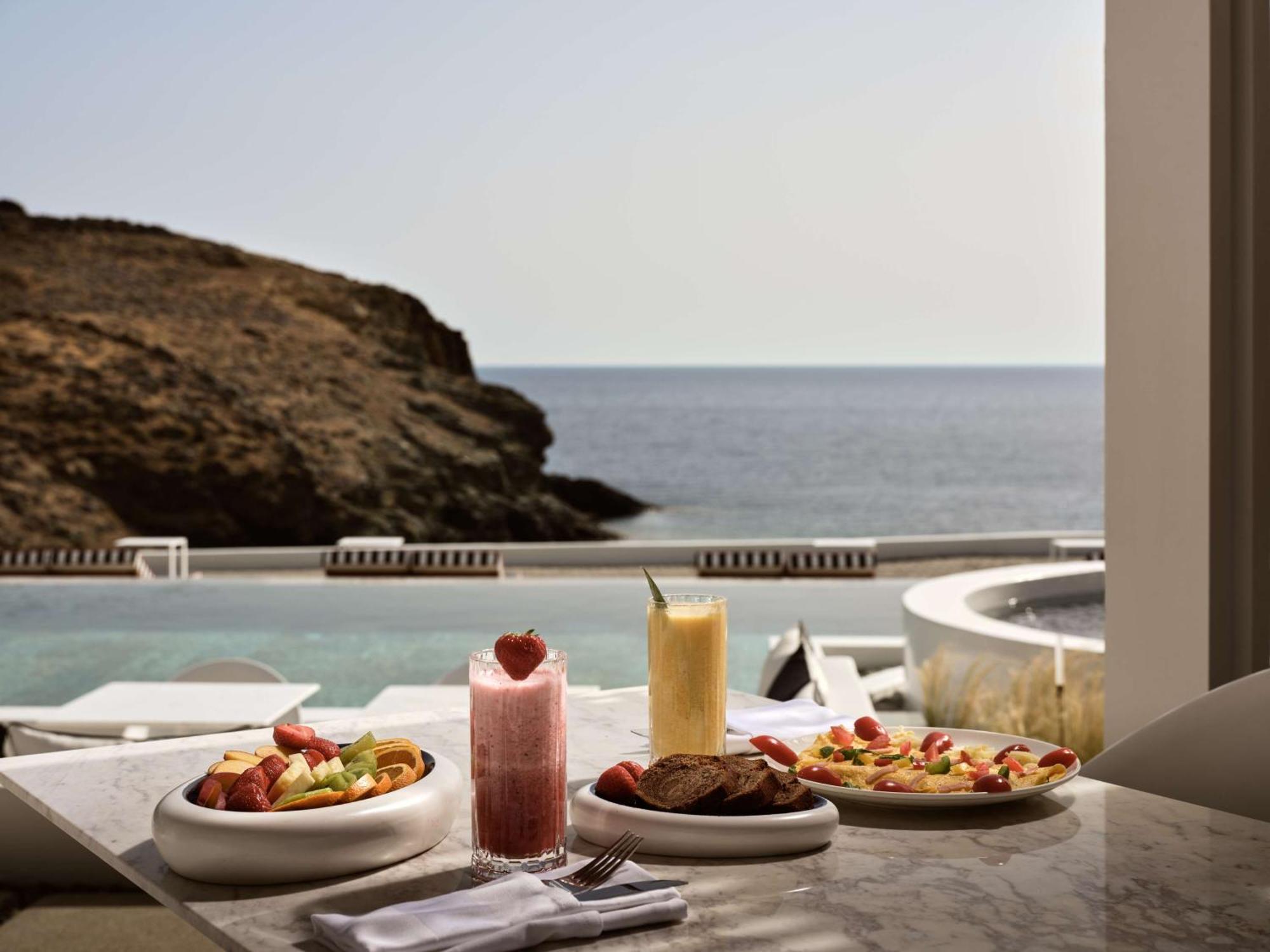 Hotel Semeli Coast Mykonos Curio Collection By Hilton Merchia Beach Exteriér fotografie