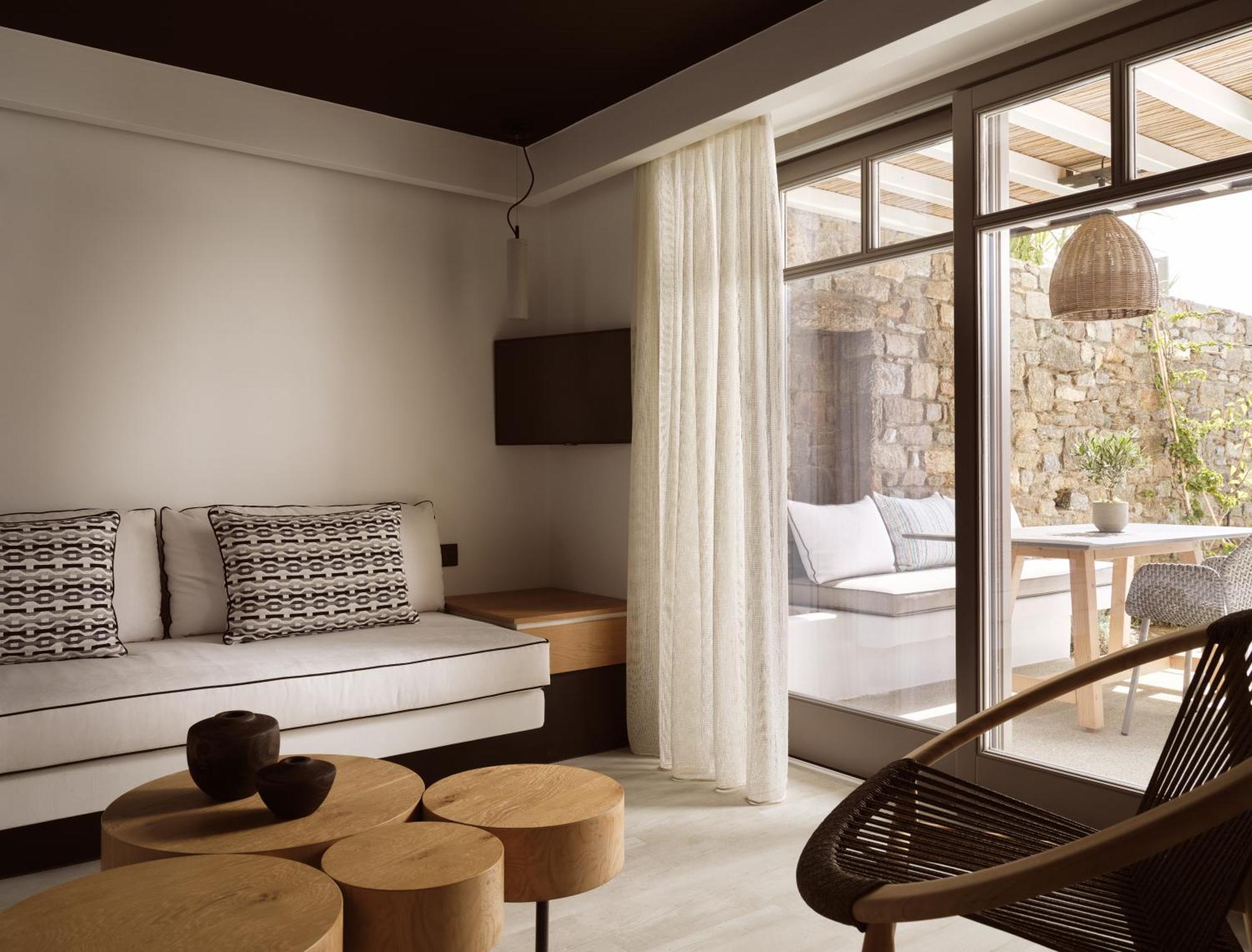 Hotel Semeli Coast Mykonos Curio Collection By Hilton Merchia Beach Exteriér fotografie