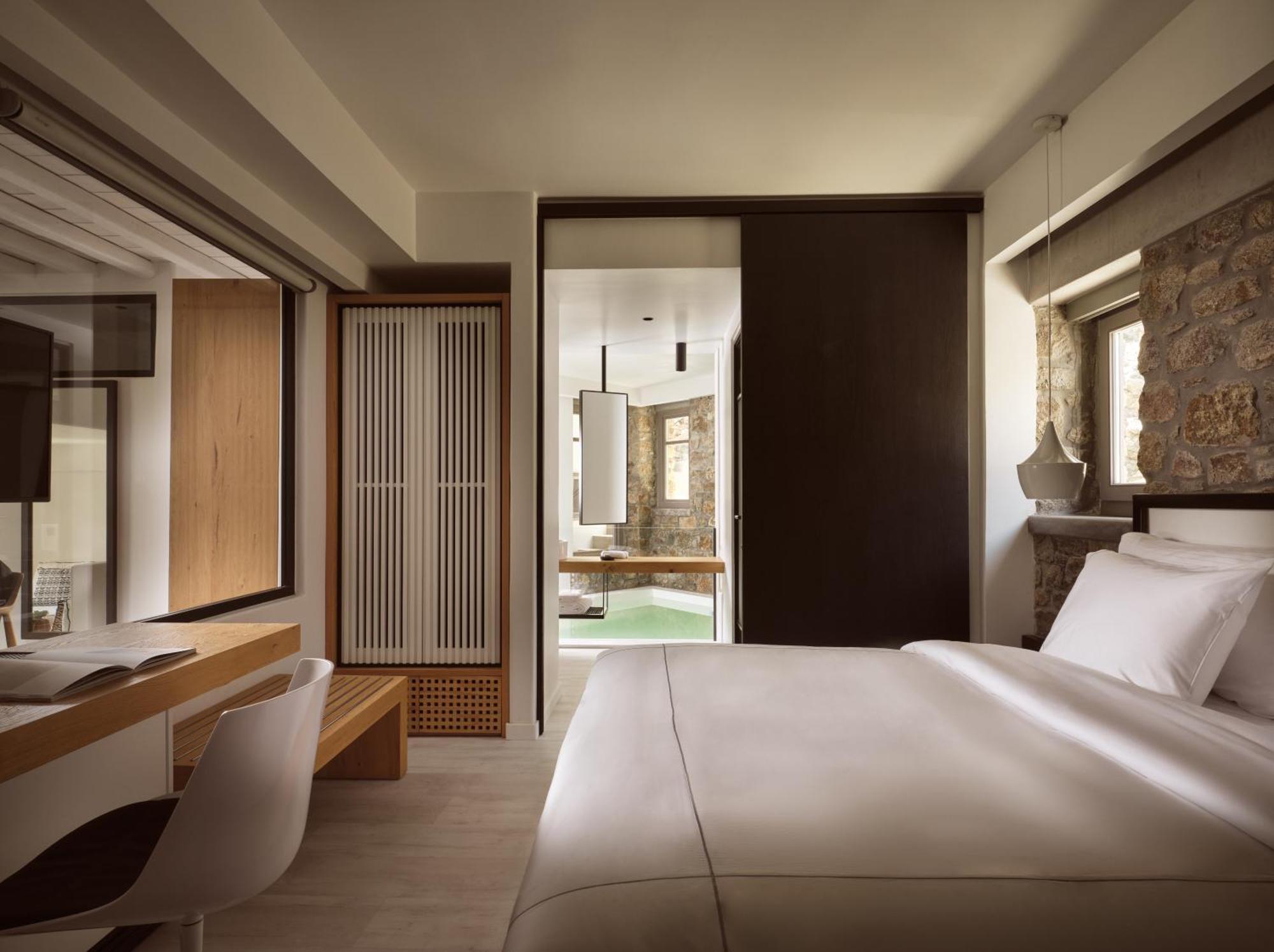 Hotel Semeli Coast Mykonos Curio Collection By Hilton Merchia Beach Exteriér fotografie