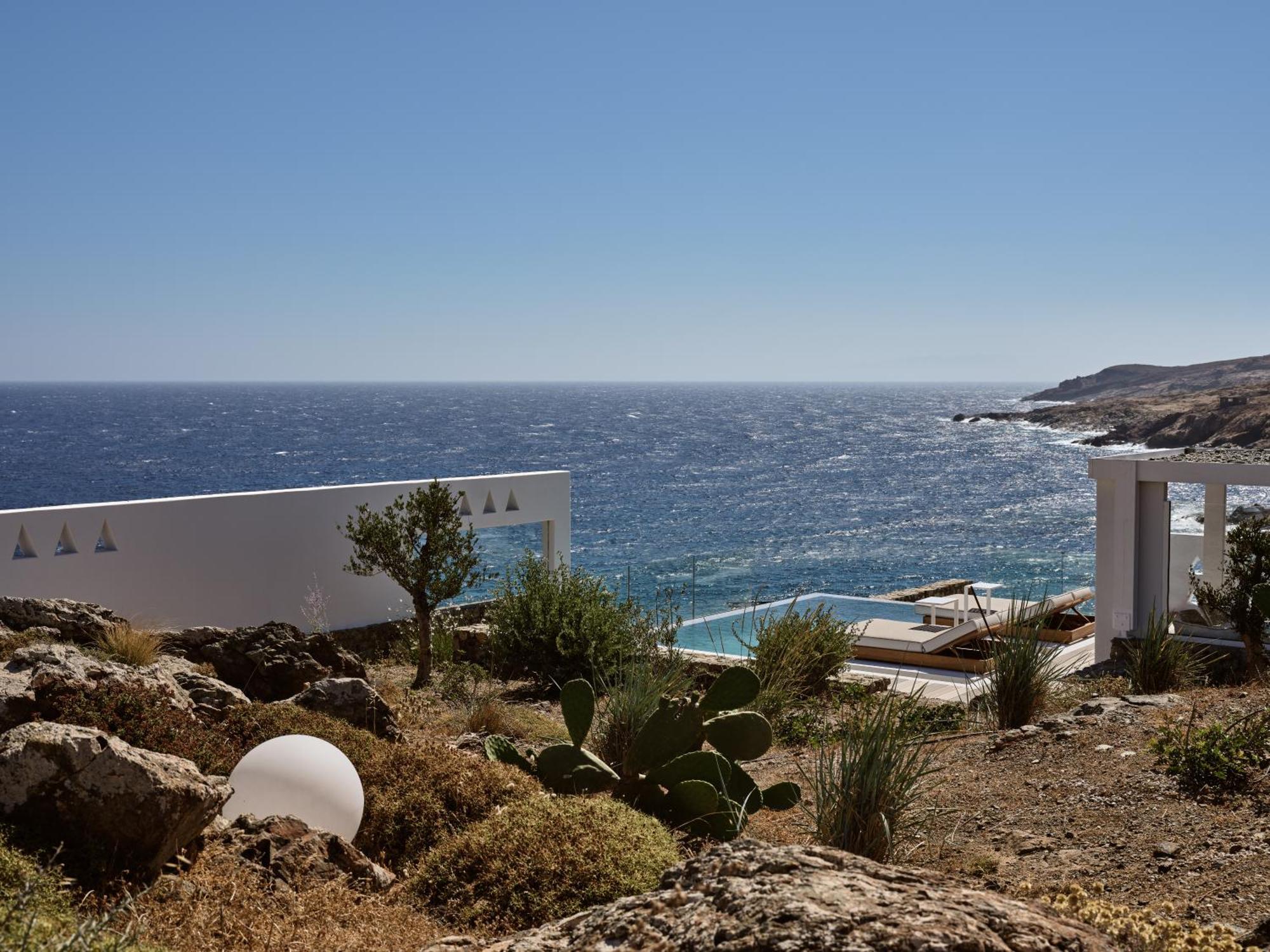 Hotel Semeli Coast Mykonos Curio Collection By Hilton Merchia Beach Exteriér fotografie