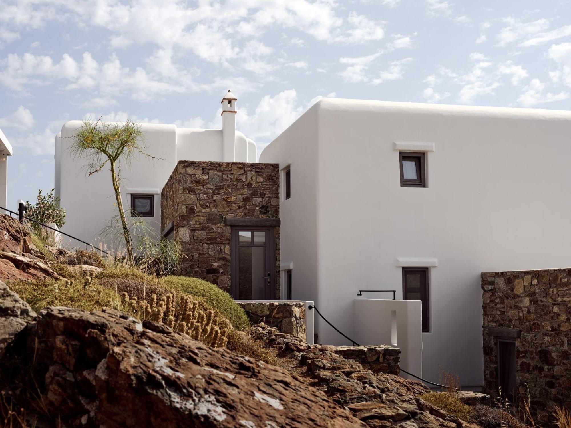 Hotel Semeli Coast Mykonos Curio Collection By Hilton Merchia Beach Exteriér fotografie