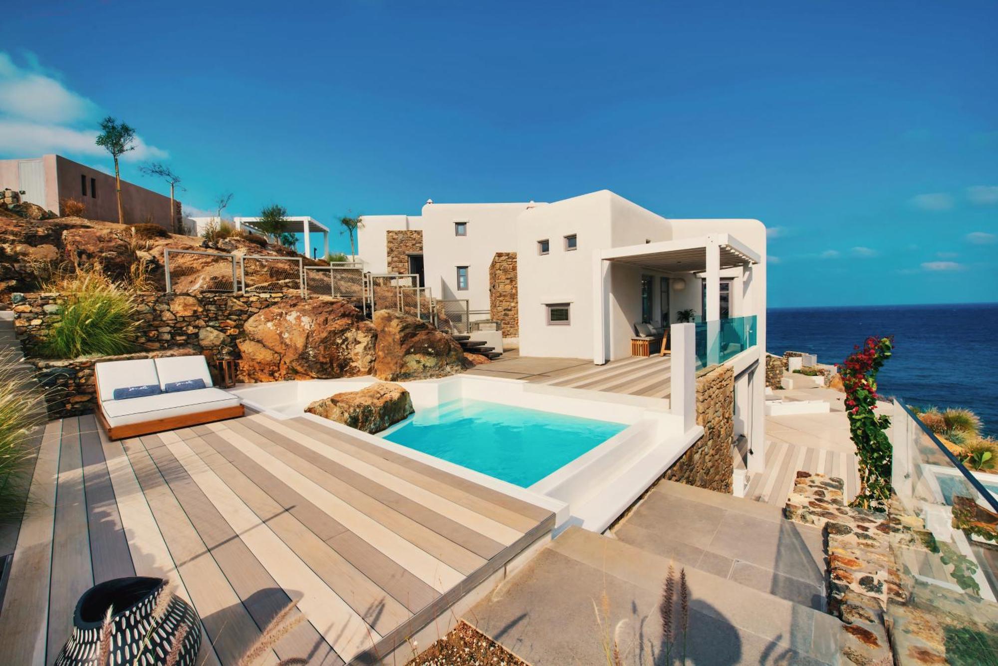 Hotel Semeli Coast Mykonos Curio Collection By Hilton Merchia Beach Exteriér fotografie